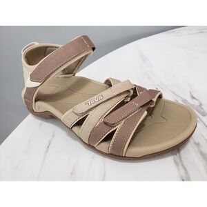 NEW NO BOX SZ 7 / EURO 38 TEVA TIRRA NEUTRAL MULTI STRAPPY SPORT SANDALS WOMEN